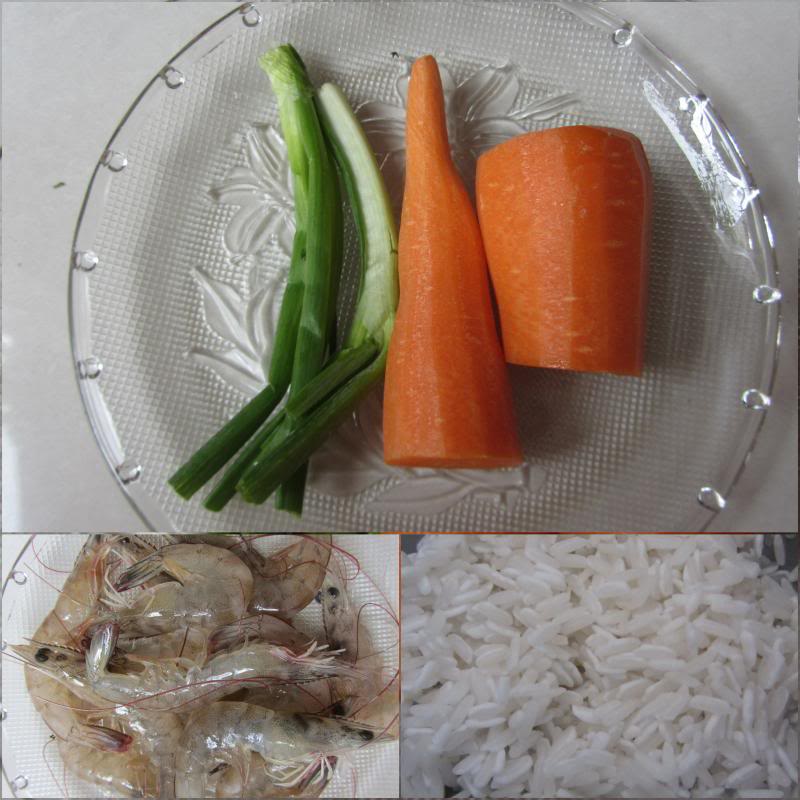 Cháo dinh dưỡng tôm cà rốt